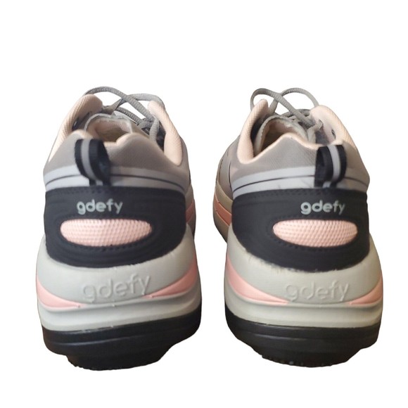 Gravity Defyer Gdefyer Women's ION Sneaker Size 10 Pink Gray Lace Up Athleisure - Picture 4 of 11